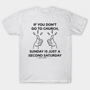 Second Saturday | White Items T-Shirt